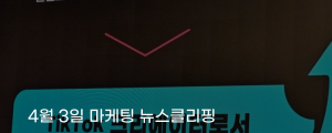 [4월 3일 마케팅 뉴스클리핑] 틱톡 750억 원 투자, K콘텐츠 글로벌 확산 가속 외